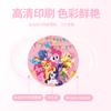 Transfronterizo En Stock Tema de dibujos animados de Pony Rosa Suministros para fiesta de cumpleaños infantil Plato de papel Mantel Banderín Cuchillo Tenedor Cuchara Juego