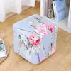 Kit de Materiales DIY para Lata de Leche en Polvo, Funda Casera para Sofá, Funda para Taburete, Cuadrada Moderna para Cambiar Zapatos, Patrón Simple de Dibujos Animados
