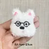 Pelúcia de Desenho Animado Cachorro West Highland Boneca Filhote Broche DIY Acessórios de Cabelo Roupas Chinelos Meias Acessórios Capa de Celular