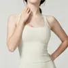 Nuevo Chaleco Deportivo Estilo Transfronterizo de Tela Cepillada con Espalda Cruzada para Mujer, Ajustado de Secado Rápido Casual para Fitness Yoga, Personalizable
