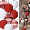 Decoração de Árvore de Natal de Novo Produto Transfronteiriça Decoração Feita à Mão Presente Pendurado Corda de Algodão Bola de Natal Pequeno Pingente Pingente de Atmosfera Festiva