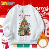 Nueva Sudadera Redonda Infantil de Zootopia Otoño e Invierno Forrada de Polar Versátil para Niños Mayores Sudadera de Navidad