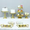 Mesa de Sobremesas de Casamento Ornaments Decoração Conjunto Estilo Europeu Aniversário Chá da Tarde Louça Bandeja para Bolos e Doces Suporte de Exibição