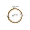 Anillo de bordado con veta de madera antigua tira de silicona cobre antiguo bordado plástico ABS elástico bastidor de punto de cruz ventas directas de fábrica
