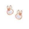 Aretes de Conejo Aretes para Mujer 2022 Nueva Moda Diseño Nicho Sensación Aretes de Cumpleaños Regalo de Cumpleaños