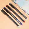 Caneta Gel Hobby 0,5mm Ponta Fina Caneta para Assinatura Business 8620 Vermelho Azul Preto Reunião Caneta à Base de Água Carbono
