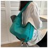 Bolsa de Lona Ins Estilo Coreano Bolsa de Gran Capacidad Bolso de Hombro Nuevo de Verano 2022 para Mujer Bolso Tote Portátil con Patrón de Cebra