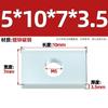Tuerca Rectangular Hierro Cuadrada Acero al Carbono Galvanizado Perfil de Aluminio Tuerca Deslizante Tuerca Cuadrada M3M4M5M6M8M10