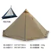 Bestseller Transfronterizo Tienda de Campaña para Protección contra el Frío Otoño/Invierno con Apertura para Chimenea Resistente al Fuego Refugio de Doble Tienda para Exteriores
