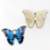 Accesorios de Joyería de Moda Populares Europeos y Americanos Transfronterizos Accesorios de Mariposa Impresos Coloridos DIY Pendientes de Aleación Colgantes de Collar