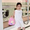Mochila Infantil Dibujos Animados Luna Pequeña Colgante de Felpa Bolso de Doble Hombro Lindo Bebé de Guardería Viaje Mini Mochila