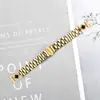 Adequado para Huawei Band 11/11Pro Trevo de Quatro Folhas Duplo Pulseira de Aço Brilhante com Três Contas Huawei 8/9/10 Nova Pulseira de Relógio