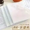 Carpeta para Partituras Musicales Serie Dopamina Tamaño A4 Se Puede Modificar, No Reflectante, Páginas Interiores Transparentes, Partitura de Piano, Carpeta Multifuncional, Partitura de Piano