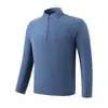Camiseta Base de Terciopelo Alemán Doble Cara con Media Cremallera y Cuello Alto para Hombre, Otoño Invierno, Manga Larga, Deportiva, Casual, Ropa Interior, En Stock, Venta al por Mayor de Fábrica
