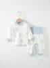 Roupas de bebê recém-nascido macaco lebre primavera outono e inverno algodão classe a roupas de outono para bebê calças de outono conjunto dividido