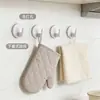 Gancho Adhesivo sin Rastro para Baño, Gancho Blanco para Cocina sin Taladro, Gancho Adhesivo Fuerte para Puerta y Pared, Gancho de Pared