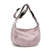 Bolso bandolera para mujer con forma de dumpling, muy elegante, casual, versátil, ligero, perfecto para llevar un teléfono, adecuado para ir de compras y para el día a día.