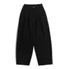 Pantalones Marrones para Hombre de Pierna Estrecha y Ancha, Nuevos para Primavera y Otoño, Estilo Maillard, Holgados, Casual, Modernos, Ins