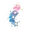 Pegatina de Tatuaje Luminoso Symphony Galaxy para Brazo Infantil Impermeable Larga Duración Seguridad Dibujos Animados Dopamina Personalidad Dulce y Genial