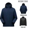 Chaqueta de dos piezas 3 en 1 para hombre, nuevo estándar nacional, chaqueta impermeable y a prueba de viento para exteriores para mujer, senderismo y montañismo