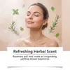 OCEAURA Gel de Ducha Suavizante de Romero Espuma Rica Fácil de Enjuagar Refrescante Fragancia Natural de Larga Duración Gel de Ducha Suavizante