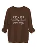 Orgulloso Patrocinador de la Nueva Sudadera Gruesa de Felpa Moda Otoño e Invierno para Mujer Base de Amazon