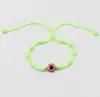 Pulseira de Olho de Diabo tecida de cor sólida pulseira feita à mão com nó pulseira de corda manual europeia e americana pulseira simples pulseira de sete atacado