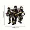 Colgante de Bombero Árbol de Navidad Decoración del Hogar Acrílico Creativo Periférico de Fuego Accesorios para Coche Colgante
