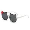 Nuevas Gafas de Sol Infantiles de Moda Ojo de Gato, Lindas Gafas de Sol con Lazo para Bebé Niña Anti-UV