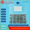 240PCs M4 M5 M6 aço inoxidável 304 cabeça redonda hexágono soquete cabeça tampa parafuso com conjunto de combinação de porca encaixota