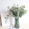 Eucalipto INS Nórdico Folha de Dinheiro Flor Artificial Fábrica Decoração de Casa Casamento Parede de Plantas Flor Artificial