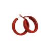 Agulha de prata Ancora Red Wave Dot Geométrica Rodada Brincos de Orelha Distintivo Moda Brinco Estilo Hong Kong Brincos Retrô para Mulheres