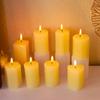 Molde de silicona para velas de aromaterapia tridimensionales de epoxi, con forma de garra de gato a rayas, cilindro multilateral, molde decorativo de yeso