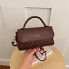 Bolso de hombro bandolera cuadrado pequeño de retazos estilo coreano transfronterizo moda 2026 nuevo simple elegante para mujer