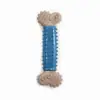 Juguete Masticable para Perros Hueso Duradero de TPR con Púas Texturizadas Juguete Masticable Interactivo para Limpieza Dental para Perros Pequeños Juguete Resistente a Mordidas para Cuidado Dental con Diseño Dispensador de Premios Azul