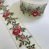 Malla Bordada con Diamantes de Garras y Encaje, Accesorios de Ropa Estilo Étnico, Falda y Escote Dinastía Han