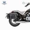 Muscle car Wolf adecuado para Zongshen Youmi YOMI, bolsa lateral, bolsa lateral retro, caja lateral, modificación, bolsa para casco con liberación rápida especial