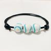 Pulsera de Baloncesto Béisbol Pulsera para Estudiantes Hombres y Mujeres Hilo de Cera Trenzado Pulsera de Tenis Rugby Pulsera Deportiva Pulsera