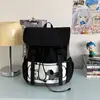 Mochila Versátil Japonesa para Mujer Bloques de Color Ligera Mochila con Personalidad Moderna Casual para Viajes Cotidianos Linda Ins Bolsa para Estudiante Universitario