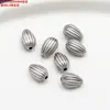 Cuentas de Melón de Plata de Ley, Cuentas de Hoja, Cuentas de Loto, Accesorios de Colgante de Cierre Ruyi, Materiales Retro Antiguos para Manualidades de Cuentas Hechas a Mano