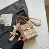 Bolsa Feminina de Design de Nicho Estilo Francês Transfronteiriça 2025 Nova Moda Versátil Pequena Quadrada Popular Simples de Ombro Transversal