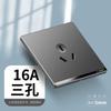 Electricista Internacional 86 Hogar Oculto Ultrafino Pared 10A Interruptor Panel de Enchufe con Cinco Orificios USB Venta al por Mayor