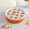 Plato de Frutas Creativo con Tapa para Sala de Estar en Casa, Caja de Frutas Secas, Caja de Dulces, Plato Nórdico de Frutas Secas, Caja de Almacenamiento para Snacks de Frutos Secos