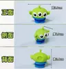 Parche de Silicona Blanda de PVC Juguete de Dibujos Animados Toy Story Niño de Tres Ojos Buzz Lightyear Joyería DIY Accesorios para Refrigerador