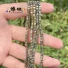 Nuevos productos en el mercado 3x 3x 2 agujero mediano cuenta plana material de piedra de vesícula negra multicolor accesorios para joyería DIY