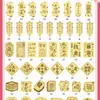 Pegatinas de Teléfono de Moda con Dorado, con un Diseño de Princesa, "Por Favor Hazte Rico, el Dinero Importa," Populares en Tiendas de Oro, Regalos de Moda Modernos y Minimalistas