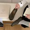 Zapatos Planos Estilo Retro Francés con Dedos Separados para Mujer 2026 Otoño Nuevo Estilo Cómodos Planos Slip-On Zapatos Perezosos Zapatos Birkenstock