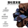 Scrunchie floral multicamadas estilo coreano, elástico de cabelo de alta qualidade, corda para coque estilo preguiçoso, acessório de cabelo elástico