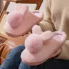 Suministro Directo del Fabricante, Nuevos Modelos Transfronterizos, Soporte de Personalización, Dropshipping de Temu, Pantuflas de Casa Conejo, Pantuflas de Algodón para el Hogar para Todas las Estaciones, Venta de Liquidación