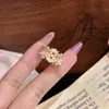 Coroa da Rainha ~ Anel Estilo Retrô Francês Escovado Meio do Século para Mulheres, Moderno, De Luxo, Elegante, Anel Estilo Old Money